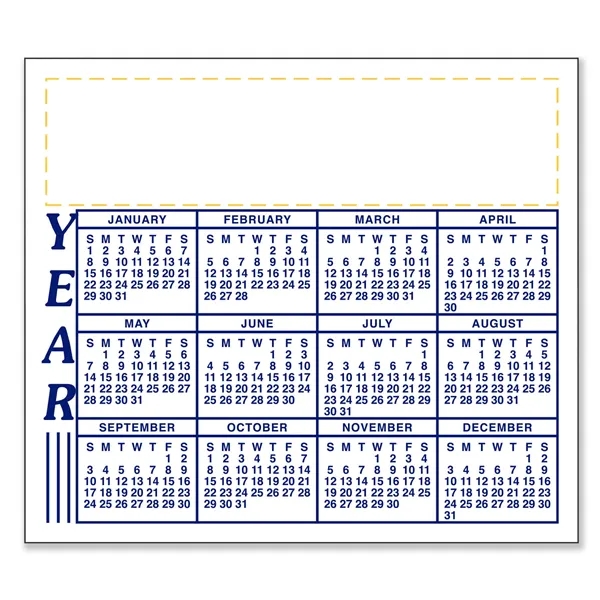 3.5" x 4" Small Magnetic Calendar 30 Mil - 3.5" x 4" Small Magnetic Calendar 30 Mil - Image 8 of 10