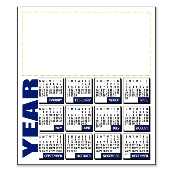 3.5" x 4" Small Magnetic Calendar 30 Mil - 3.5" x 4" Small Magnetic Calendar 30 Mil - Image 10 of 10