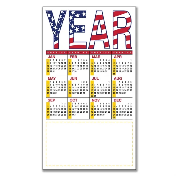 4" x 7" Large Magnetic Calendar 30 Mil - 4" x 7" Large Magnetic Calendar 30 Mil - Image 2 of 9