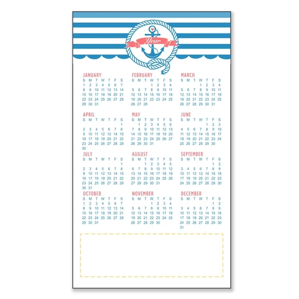 4" x 7" Large Magnetic Calendar 30 Mil - 4" x 7" Large Magnetic Calendar 30 Mil - Image 3 of 9
