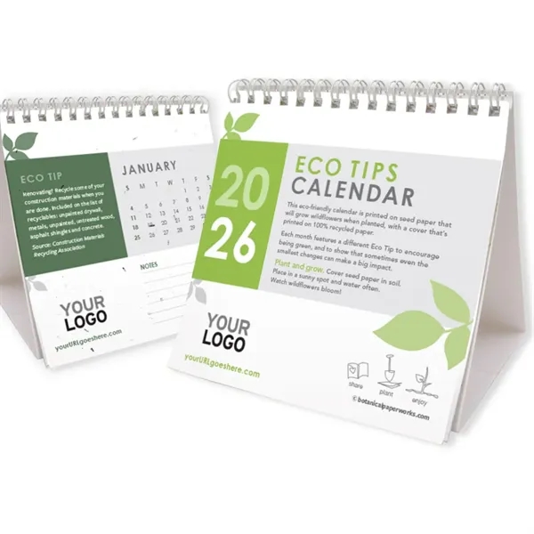 Eco Tips Plantable Seed Calendars - Eco Tips Plantable Seed Calendars - Image 1 of 4