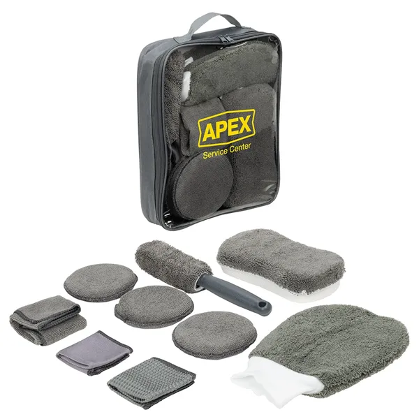 Pit Crew 9-Piece Car Wash Detailing Kit