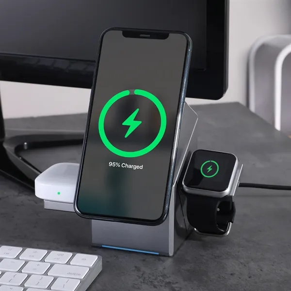 Powerpivot 3In1 Wireless Charger - Powerpivot 3In1 Wireless Charger - Image 1 of 7