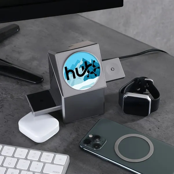 Powerpivot 3In1 Wireless Charger - Powerpivot 3In1 Wireless Charger - Image 2 of 7