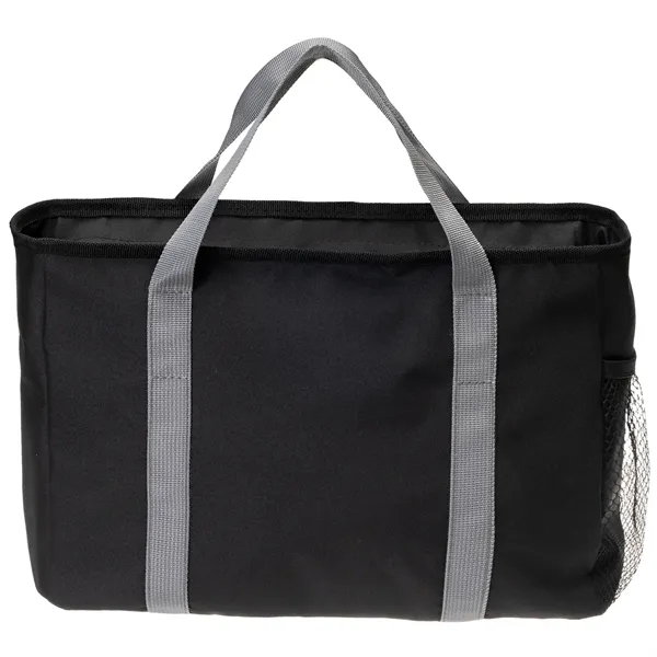 Soft Pack Insulated Cooler Lunch Bag with Zipper Pockets