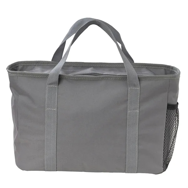 Soft Pack Insulated Cooler Lunch Bag with Zipper Pockets