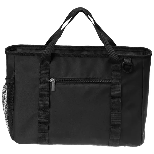 Soft Pack Insulated Cooler Lunch Bag with Zipper Pockets