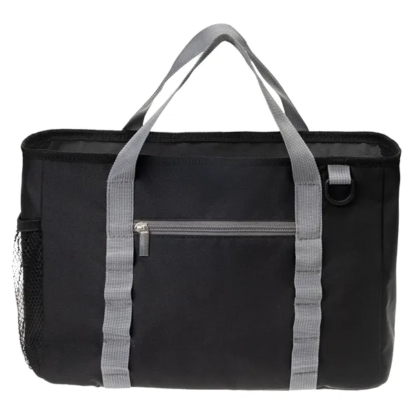 Soft Pack Insulated Cooler Lunch Bag with Zipper Pockets