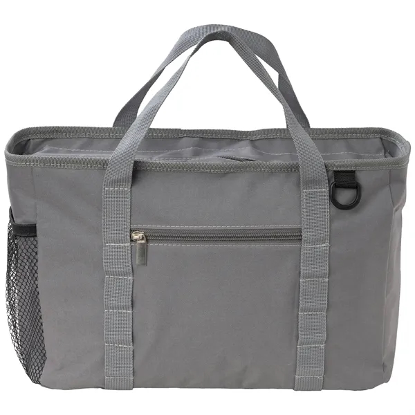 Soft Pack Insulated Cooler Lunch Bag with Zipper Pockets