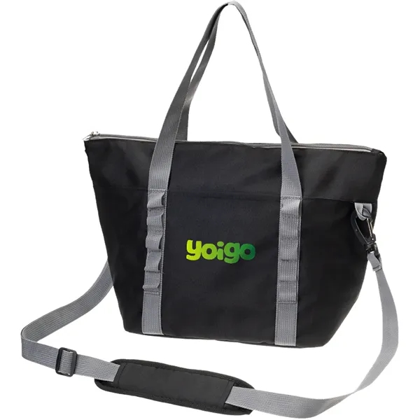 8 Pack Insulated Lunch Tote Bag with Crossbody Strap