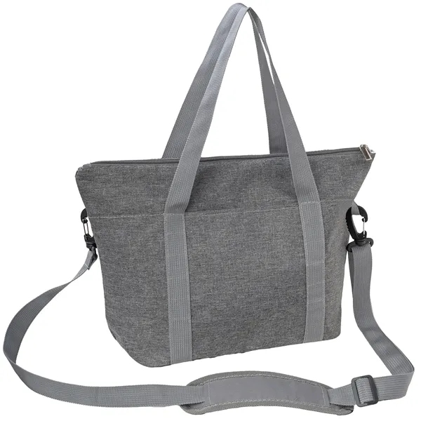 Heather Lite Insulated Lunch Bag with Strap and Pockets