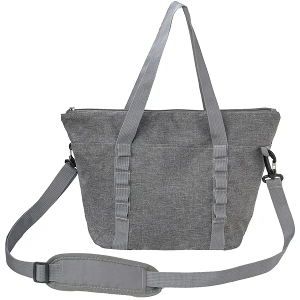 Heather Lite Insulated Lunch Bag with Strap and Pockets