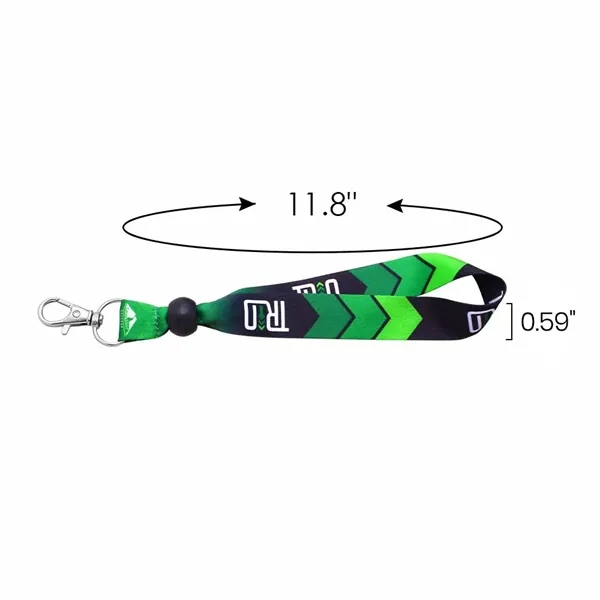 Dye Sublimated Lobster Clasp Wristband - Dye Sublimated Lobster Clasp Wristband - Image 1 of 4