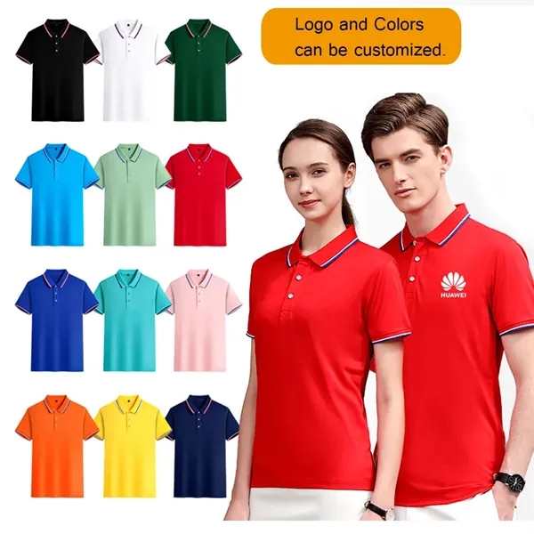 Customizable Multicolor Polo Shirts - Customizable Multicolor Polo Shirts - Image 0 of 4