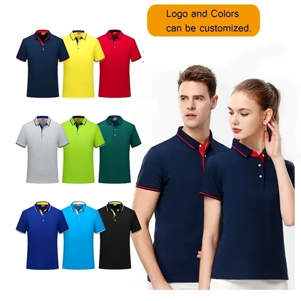 Customizable Multicolor Polo Shirts - Customizable Multicolor Polo Shirts - Image 1 of 4