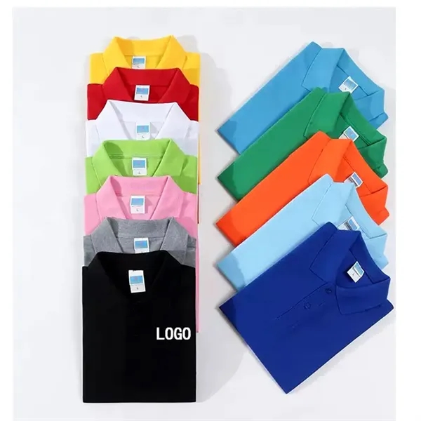 Customizable Multicolor Polo Shirts - Customizable Multicolor Polo Shirts - Image 3 of 4