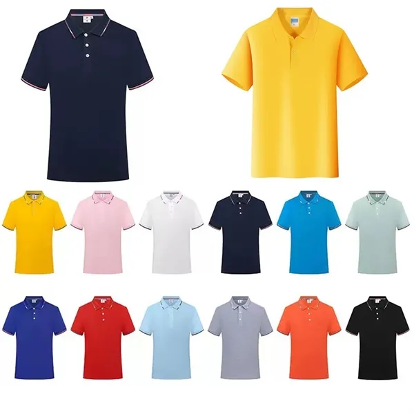 Customizable Multicolor Polo Shirts - Customizable Multicolor Polo Shirts - Image 4 of 4