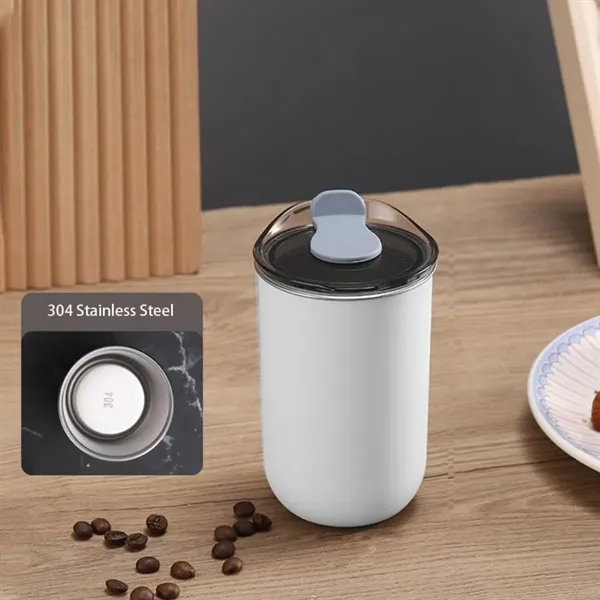 10oz 304 Stainless Mini Straw Cup With Lid - 10oz 304 Stainless Mini Straw Cup With Lid - Image 2 of 5