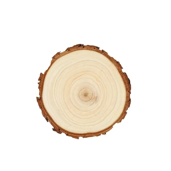 4 Inch DIY Kids Arts Round Wood Coaster - 4 Inch DIY Kids Arts Round Wood Coaster - Image 3 of 6