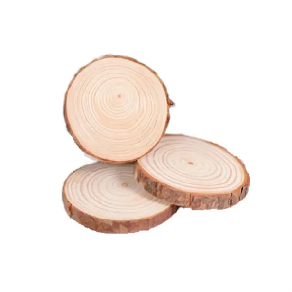 4 Inch DIY Kids Arts Round Wood Coaster - 4 Inch DIY Kids Arts Round Wood Coaster - Image 5 of 6