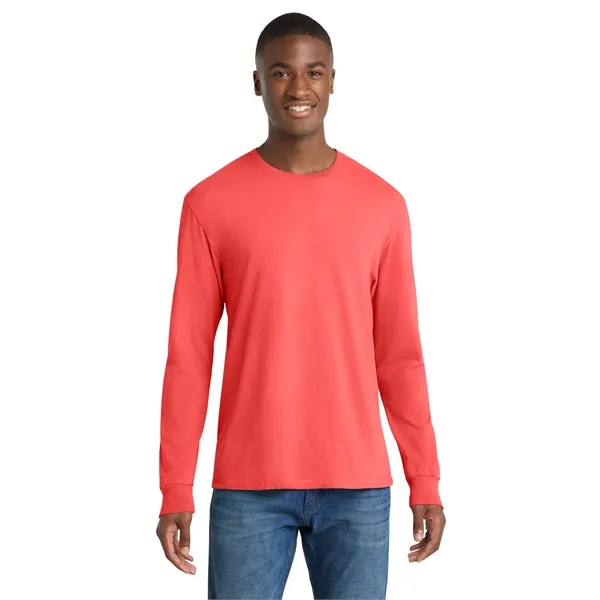Port & Co Beach Wash Garment-Dyed Long Sleeve Tee - Port & Co Beach Wash Garment-Dyed Long Sleeve Tee - Image 100 of 134