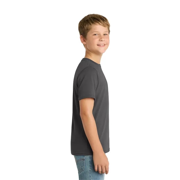 Port & Co Youth Performance Blend Tee. - Port & Co Youth Performance Blend Tee. - Image 2 of 29
