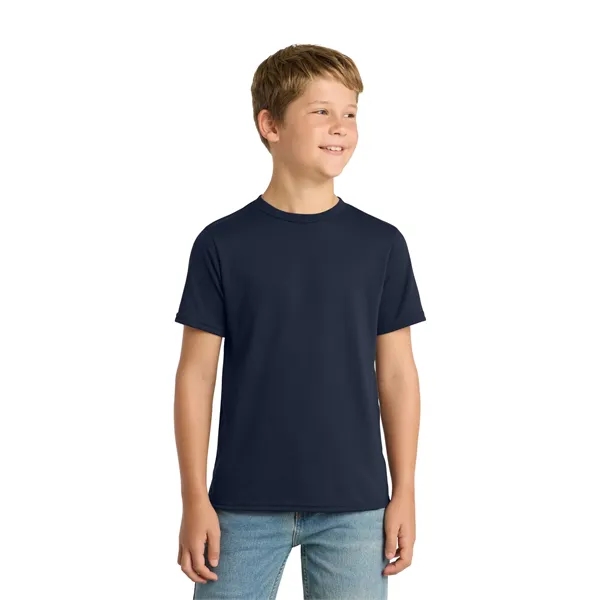 Port & Co Youth Performance Blend Tee. - Port & Co Youth Performance Blend Tee. - Image 3 of 29