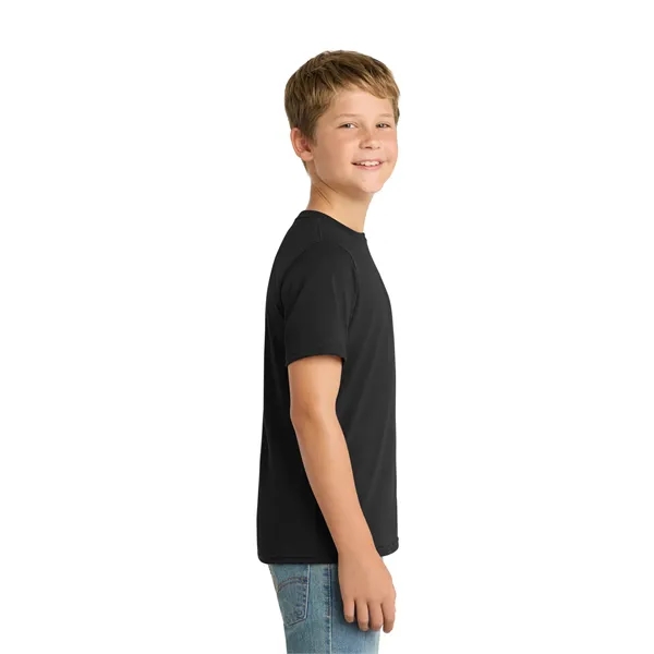 Port & Co Youth Performance Blend Tee. - Port & Co Youth Performance Blend Tee. - Image 10 of 29