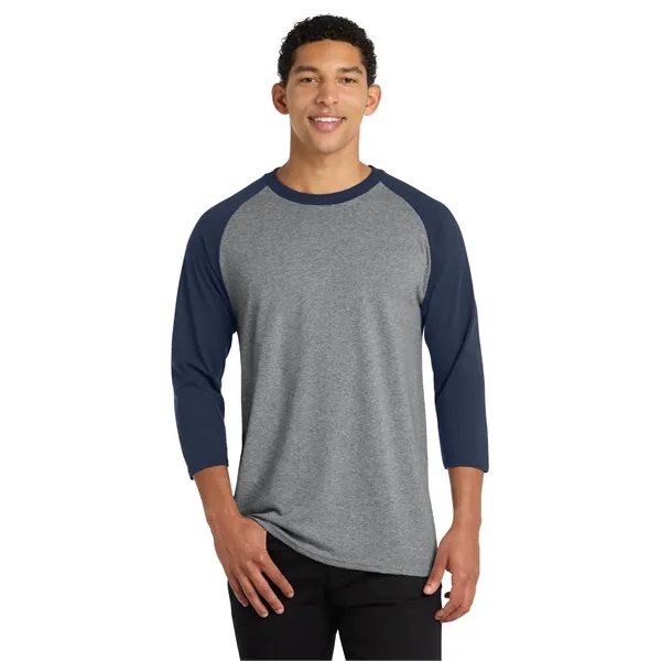 Port & Co Core Blend 3/4-Sleeve Raglan Tee. - Port & Co Core Blend 3/4-Sleeve Raglan Tee. - Image 4 of 29