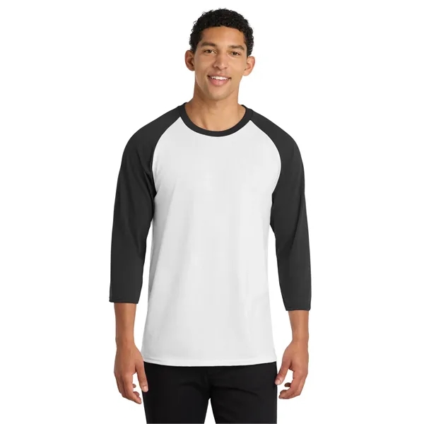 Port & Co Core Blend 3/4-Sleeve Raglan Tee. - Port & Co Core Blend 3/4-Sleeve Raglan Tee. - Image 10 of 29