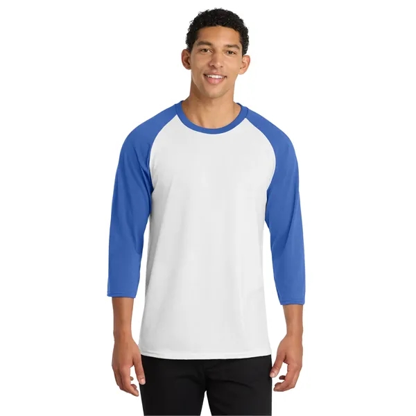 Port & Co Core Blend 3/4-Sleeve Raglan Tee. - Port & Co Core Blend 3/4-Sleeve Raglan Tee. - Image 24 of 29