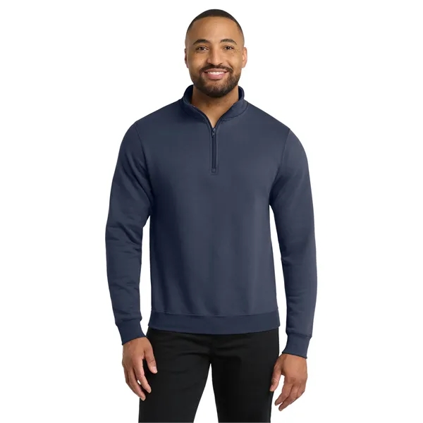 Port & Co Core Fleece 1/4-Zip Pullover Sweatshirt - Port & Co Core Fleece 1/4-Zip Pullover Sweatshirt - Image 40 of 49