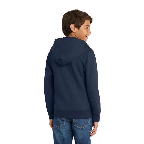 Port & Co Youth Core Fleece Full-Zip Hooded Sweatshirt. - Port & Co Youth Core Fleece Full-Zip Hooded Sweatshirt. - Image 46 of 84