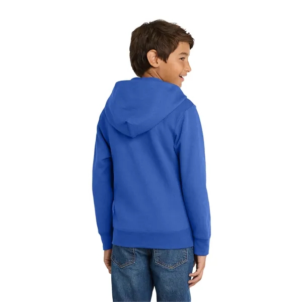 Port & Co Youth Core Fleece Full-Zip Hooded Sweatshirt. - Port & Co Youth Core Fleece Full-Zip Hooded Sweatshirt. - Image 71 of 84