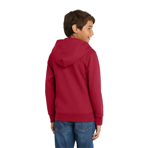 Port & Co Youth Core Fleece Full-Zip Hooded Sweatshirt. - Port & Co Youth Core Fleece Full-Zip Hooded Sweatshirt. - Image 66 of 84