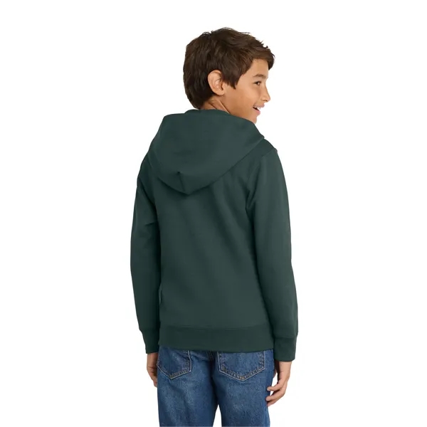 Port & Co Youth Core Fleece Full-Zip Hooded Sweatshirt. - Port & Co Youth Core Fleece Full-Zip Hooded Sweatshirt. - Image 21 of 84