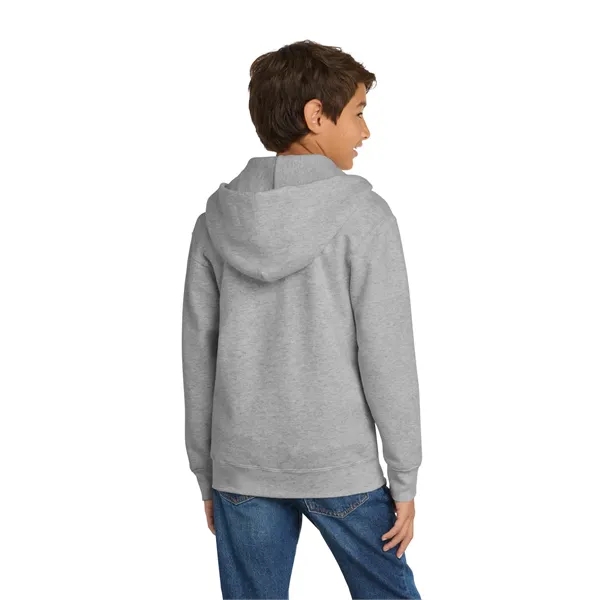 Port & Co Youth Core Fleece Full-Zip Hooded Sweatshirt. - Port & Co Youth Core Fleece Full-Zip Hooded Sweatshirt. - Image 2 of 84