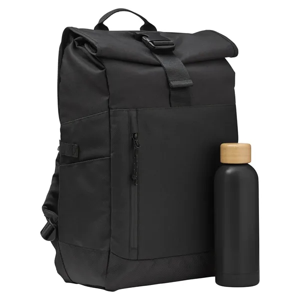 econscious Grove Rolltop Travel Laptop Backpack - econscious Grove Rolltop Travel Laptop Backpack - Image 4 of 7