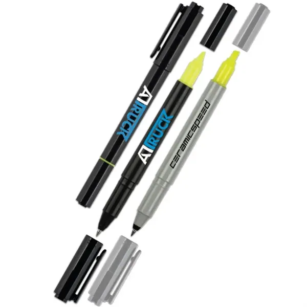 uni-ball® Combi Highlighter Pen - uni-ball® Combi Highlighter Pen - Image 0 of 5