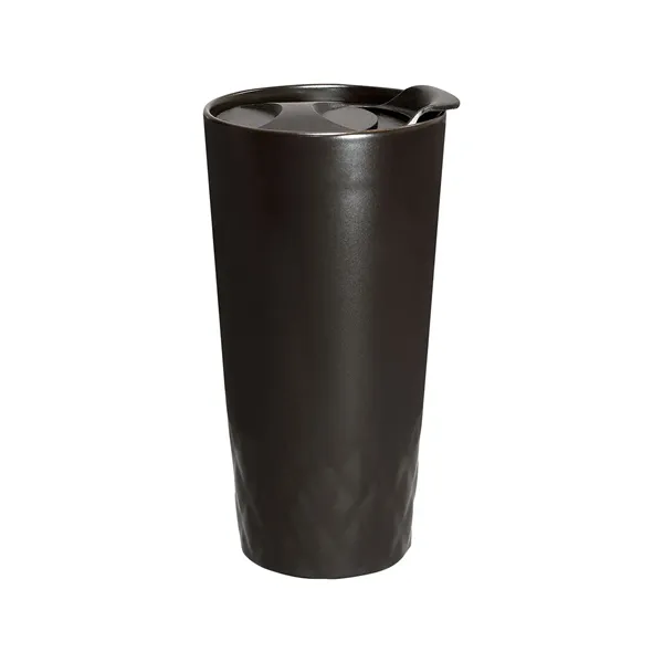 14 oz Double Wall Ceramic Textured Tumbler - 14 oz Double Wall Ceramic Textured Tumbler - Image 0 of 3