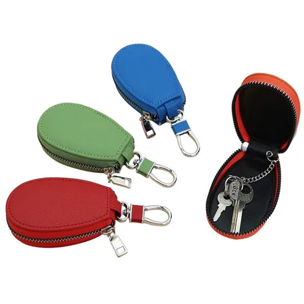 Mini Leather Car Key Bag - Mini Leather Car Key Bag - Image 1 of 12