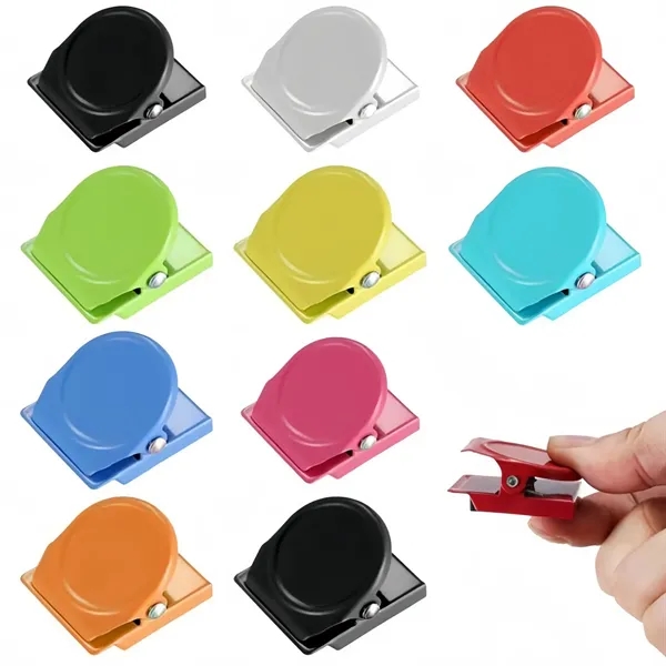 Magnet Clip Metal Refrigerator With Colored Iron Clip 2-in-1 - Magnet Clip Metal Refrigerator With Colored Iron Clip 2-in-1 - Image 1 of 5