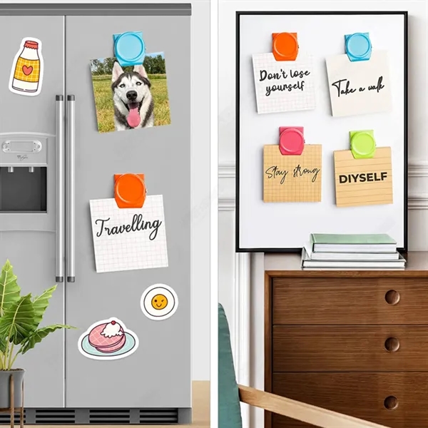 Magnet Clip Metal Refrigerator With Colored Iron Clip 2-in-1 - Magnet Clip Metal Refrigerator With Colored Iron Clip 2-in-1 - Image 5 of 5