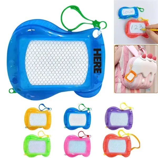 Mini Magnetic Drawing Board Keychain - Mini Magnetic Drawing Board Keychain - Image 0 of 6