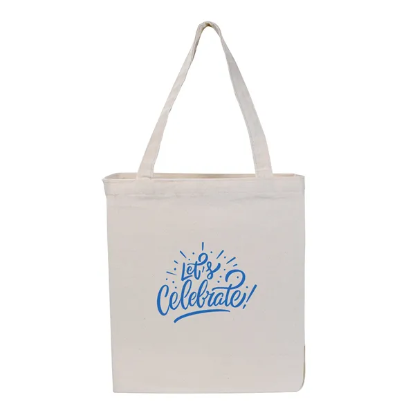 Patriotic Gusseted Cotton Tote - Patriotic Gusseted Cotton Tote - Image 1 of 3