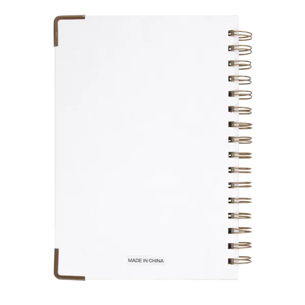 Good Value™ Woven Paper Hardback With Metal Accents Notebook - Good Value™ Woven Paper Hardback With Metal Accents Notebook - Image 4 of 5