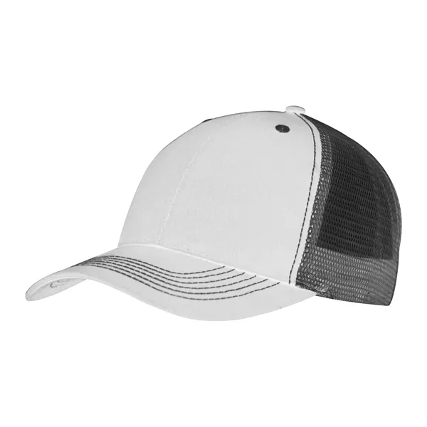 Color Accent Mesh Snapback Cap - Color Accent Mesh Snapback Cap - Image 11 of 11