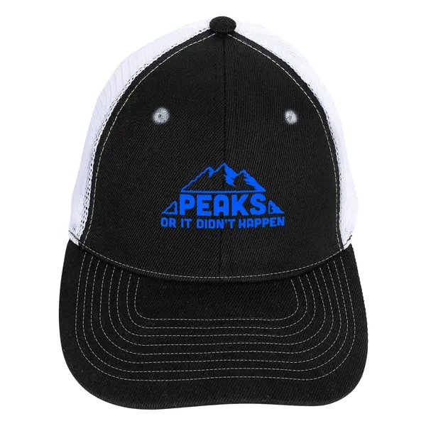 Mid-Profile Accent Mesh Snapback Cap - Mid-Profile Accent Mesh Snapback Cap - Image 7 of 8