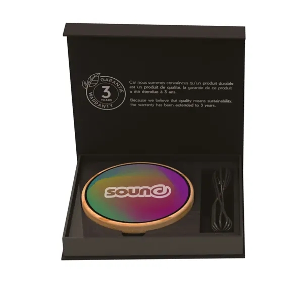 SCX Innovative Design™ Full-Color Bamboo 15W Wireless Cha... - SCX Innovative Design™ Full-Color Bamboo 15W Wireless Cha... - Image 3 of 3