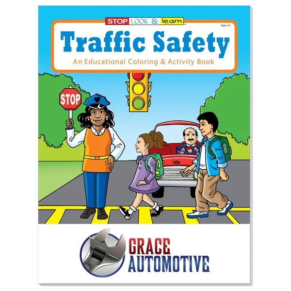 Coloring Book: Traffic Safety - Coloring Book: Traffic Safety - Image 2 of 3